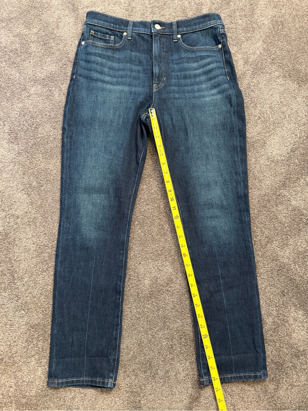 Banana Republic dark rinse slim high rise slim jeans